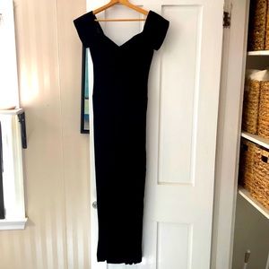 Vintage black velvet Jessica Rabbit dress